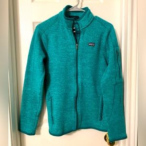 Patagonia Better Sweater Full Zip Green Jacket in Medium